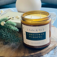 Load image into Gallery viewer, Christmas Pudding 400ml Candle
