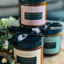 Load image into Gallery viewer, Raspberry Candy Cane 400ml Candle