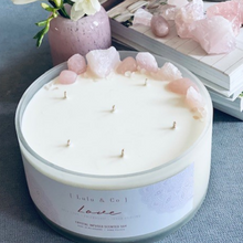 Load image into Gallery viewer, Crystal Infused Candle 1.7 kg